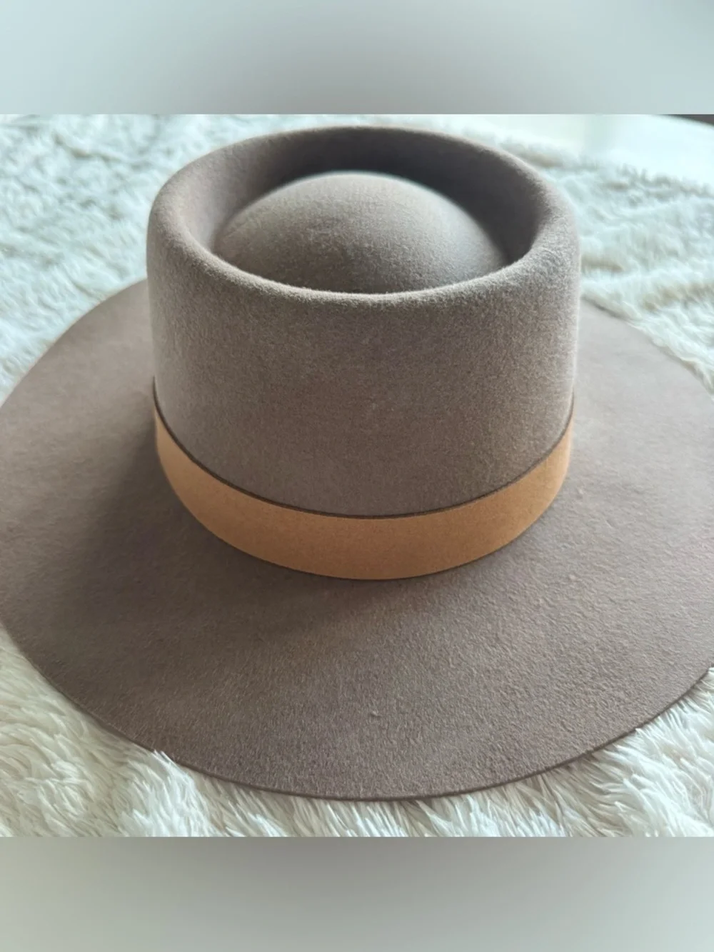Lack of Color NWT The Mirage Boater Hat Brown Unisex 57cm M Wool